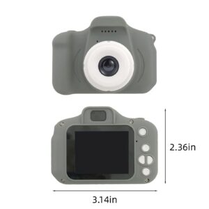 Children's Silicone Cover High-Definition Digital Camera - Multifunctional HD 1080P Front and Rear Dual Camera Can Take Pictures Recorded Eye Protection Screen Children's Mini