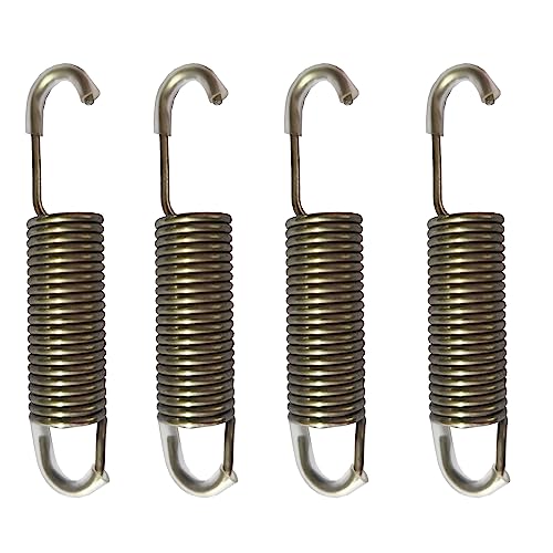 LiStarUs Long Neck Hook 3-5/8" Stainless Steel Replacement Recliner Sofa Mechanism Tension Spring(4 Pack)