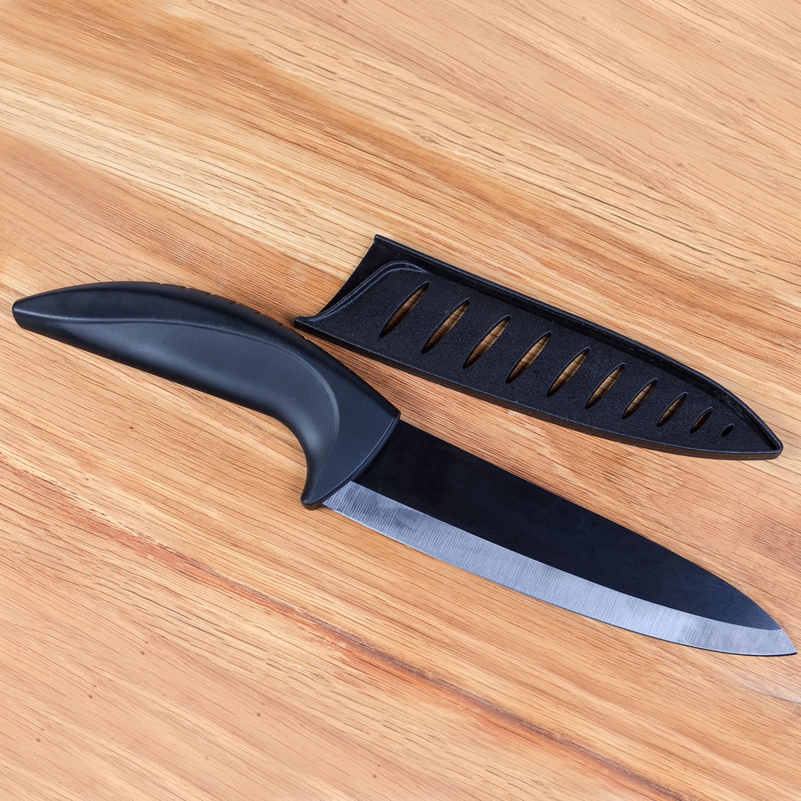 PATIKIL Plastic Safety Knife Cover Sleeves for 3.5" Paring Knife, 2 Pack Knives Edge Guard Blade Protector Universal Knife Sheath for Kitchen, Black