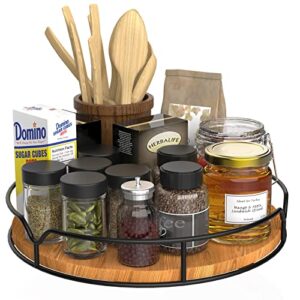 9" & 10" Lazy Susan Organizer - Carbonized Black