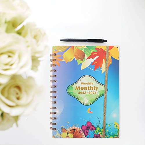 Cabilock 2023 Agenda Book Note Pads Portable Planner Books Planners 2023 Planner Weekly and Monthly Academic Notebook Schedule Planner Daily Planner 2023 Paper Coil Office Calendar Book