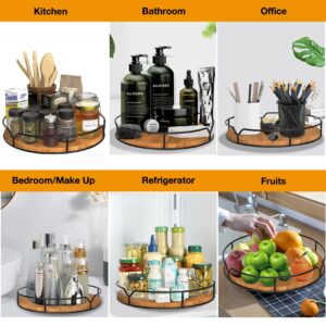 9" & 12" Lazy Susan Organizer - Carbonized Black