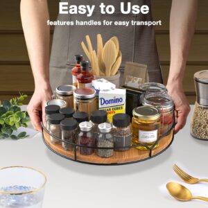 10" & 12" Lazy Susan Organizer - Carbonized Black