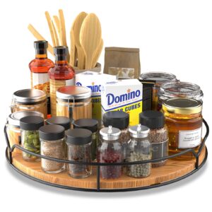 10" & 12" Lazy Susan Organizer - Carbonized Black