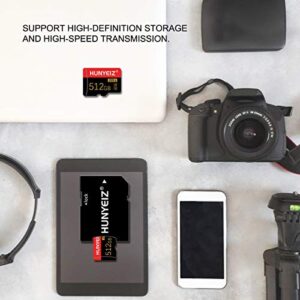 512GB Micro SD Card with Adapter Memory Card Class 10 with Adapter for Smartphone/PC/Computer/Camera/Notebook