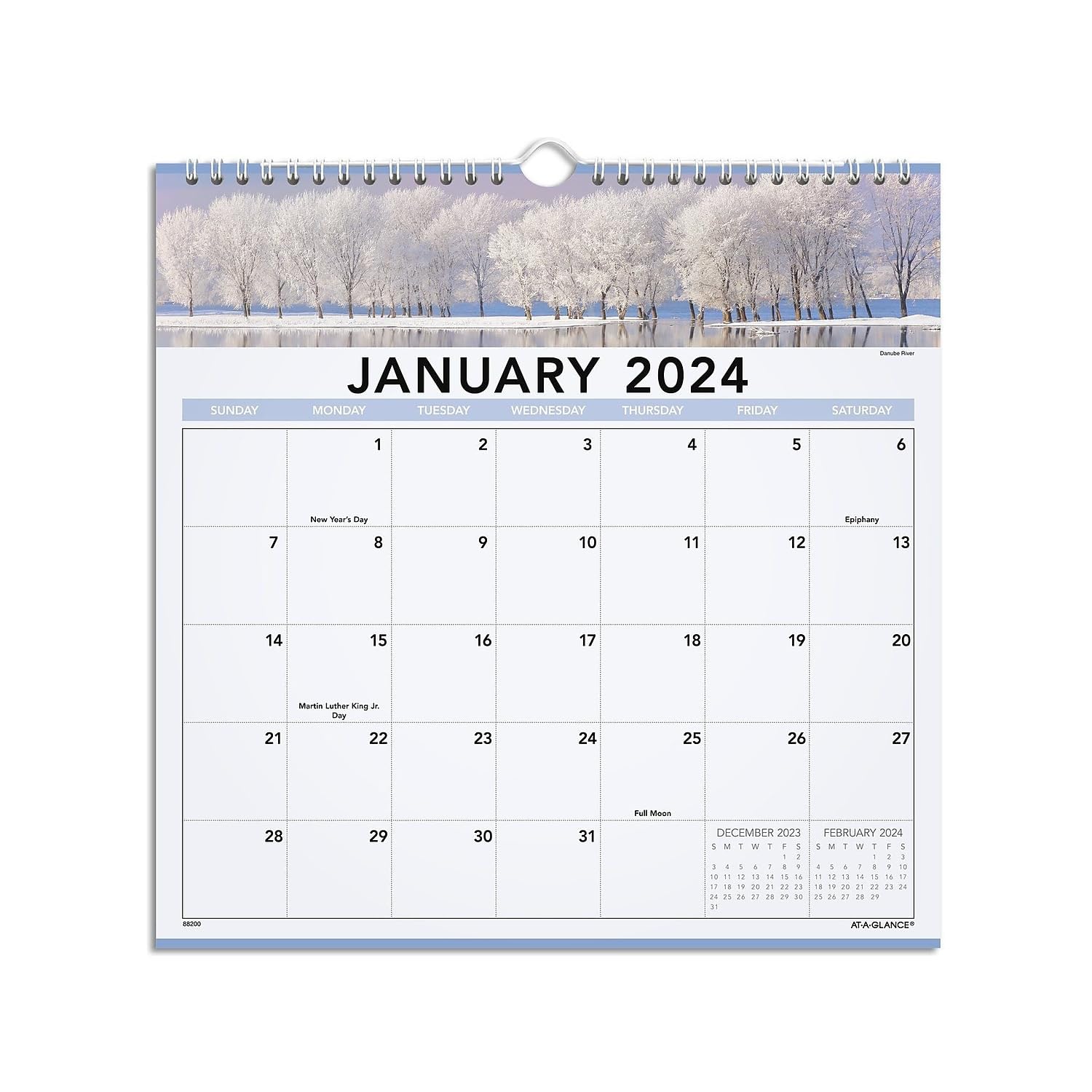 2024 AT-A-GLANCE Landscape 12-inch x 12-inch Monthly Wall Calendar (88200-24)