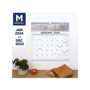 2024 AT-A-GLANCE Landscape 12-inch x 12-inch Monthly Wall Calendar (88200-24)