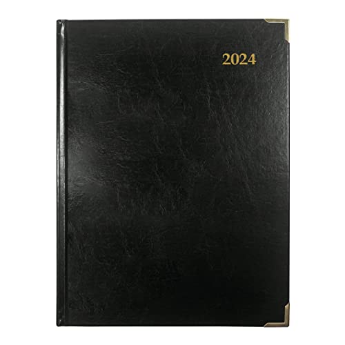 Brownline 2024 Executive Daily Planner, Appointment Book, 12 Months, January to December, Sewn Binding, 10.75" x 7.75", Trilingual, Assorted Colors (CBE514.ASX-24)