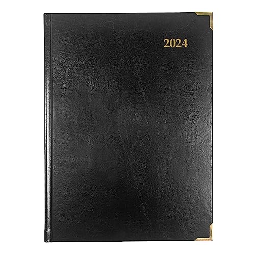 Brownline 2024 Executive Weekly Planner, Appointment Book, 12 Months, January to December, Sewn Binding, 10.75" x 7.75", Trilingual, Assorted Colors, 1 Count (CBE512.ASX-24)