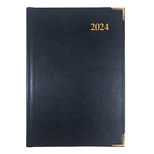 Brownline 2024 Executive Weekly Planner, Appointment Book, 12 Months, January to December, Sewn Binding, 8.187" x 5.625", Trilingual, Assorted Colors (CBE507.ASX-24)