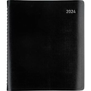 2024-2025 office depot® brand 13-month monthly planner, 7" x 9", black, january 2024 to january 2025, od711100