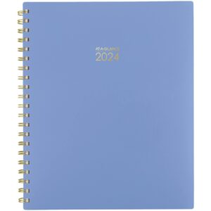 2024-2025 at-a-glance® harmony 13-month weekly/monthly planner, 8-1/2" x 11", blue, january 2024 to january 2025, 1099-905-20