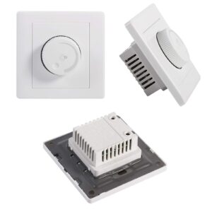 1Pcs Practical Home Wall, Led Dimmer Switch Mounted Knob Lamp Brightness Controller Panel Dimmer Switch New