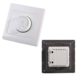 1Pcs Practical Home Wall, Led Dimmer Switch Mounted Knob Lamp Brightness Controller Panel Dimmer Switch New