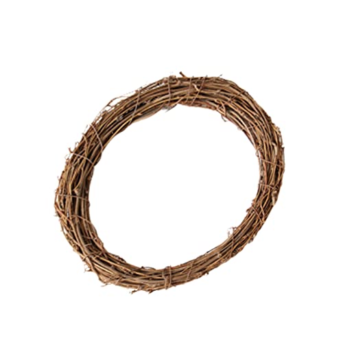 DECHOUS Rattan Circle Natural Vine Wreath 1pc Christmas Dried Flowers Log Dried Wreath Garland DIY Wreath