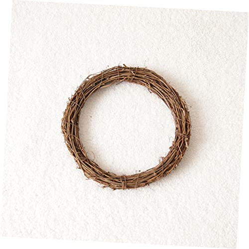 DECHOUS Rattan Circle Natural Vine Wreath 1pc Christmas Dried Flowers Log Dried Wreath Garland DIY Wreath