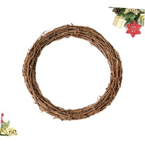 DECHOUS Rattan Circle Natural Vine Wreath 1pc Christmas Dried Flowers Log Dried Wreath Garland DIY Wreath