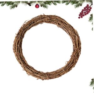 DECHOUS Rattan Circle Natural Vine Wreath 1pc Christmas Dried Flowers Log Dried Wreath Garland DIY Wreath