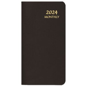 payne publishing, black monthly 2024 pocket planner