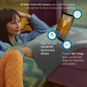 HP Pavilion x360 2-in-1 Laptop, 14" FHD Touchscreen, Intel Core i5-1235U, 16GB RAM, 1TB SSD, Webcam, HDMI, FP Reader, Wi-Fi 6, Stylus Pen, Windows 11 Home