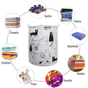 RoyBoder Collapsible Laundry Basket in Bedroom Waterproof Laundry Hamper in Bathroom Large Laundry Bag in College Dormitory Cloakroom Livingroom Nursery Organizer Toy Bin