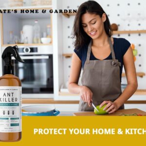 Kate's Home & Garden Ant Killer Indoor Safe for Pets and Kids (16oz) Roach & Ant Killer Spray for Indoor & Outdoor. Insecticide for Ants and Roaches with Natural Cedarwood Oil