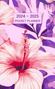 pocket planner 2024-2025 for purse: from january 2024 to december 2025, with calendars