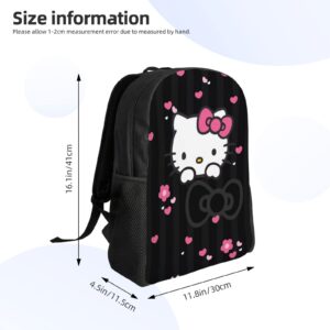 Mekirto Cute Kitty Backpacks Rucksack Animals High Capacity Bags Travel