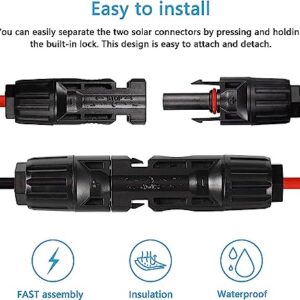 CERRXIAN 9.8FT/3M 12AWG Solar Panel Connector to XT60i Female Solar Panel Power Cable for Solar Panel,RV Portable Power Station,Portable Power Station,Lipo Battery