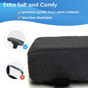 Big Ant Plush Chair armrest Cushions Elbow Pillow Pressure Relief Office Chair Gaming 2 Pack Chair armrest with Memory Foam armrest Pads,Black