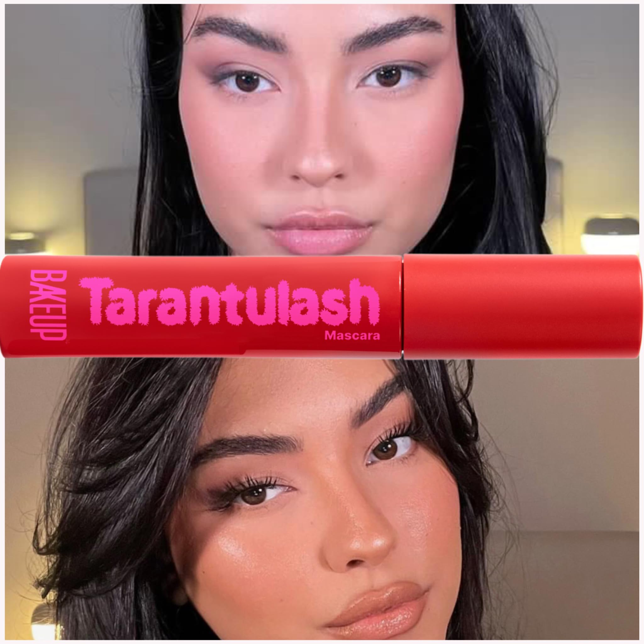 BAKEUP Tarantulash Lash Volumizing & Conditioning Vegan Mascara, Build Bold Lashes, Black