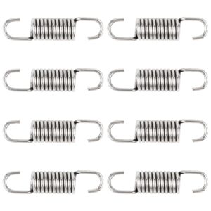 gnpadr 2-1/4inch(8pcs) stainless steel protective coated replacement furniture tension springs for recliner sofa bed [11turn]