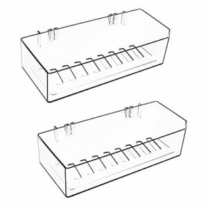 cq acrylic bathroom shower shelf organizer rack,adhesive shower organizer for bathroom storage&home decor&kitchen,wall shower caddy shelf non drilling adhesive and no damage wall mount,2 pack clear