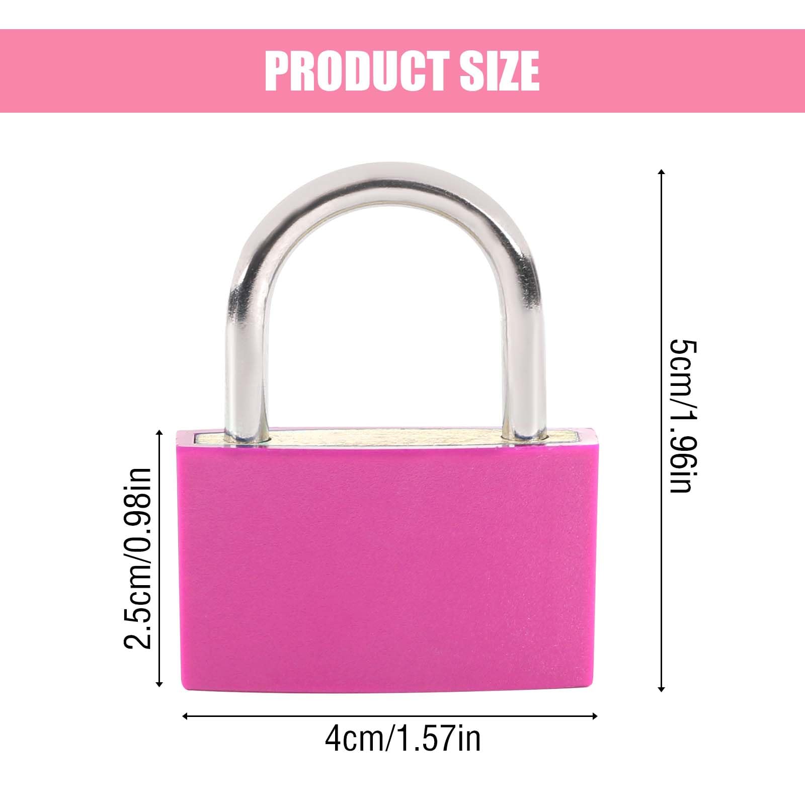 2 Pack 42mm Large Key Lock for Locker, Heavy Duty Lock with Key Colored Waterproof Padlocks Keyed Alike Gym Locker Lock for Indoor and Outdoors use