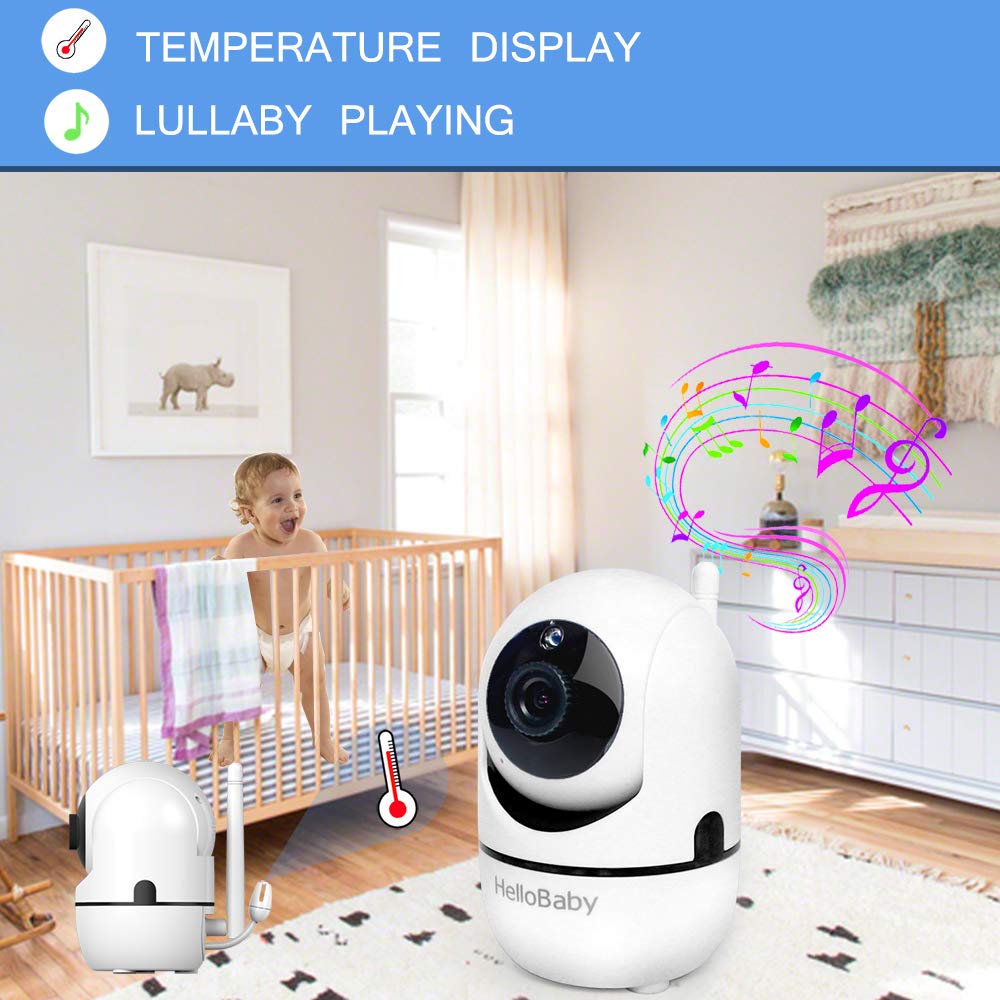 HelloBaby Monitor Mount for HB65/HB66/HB6250/HB6550/HB6339 Baby Monitor Camera,Twist Mount Without Tools or Wall Damage