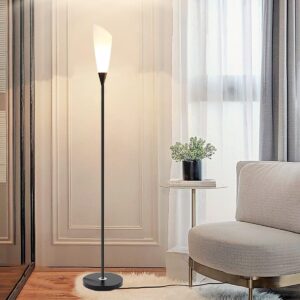 RSMCEKO Floor Lamp - Super Bright Torchiere Floor Lamp - Decorative Standing Pole Lamp Perfect for Living Room,Bedroom,Dining Room,Study,Game Room,Basement,Office.