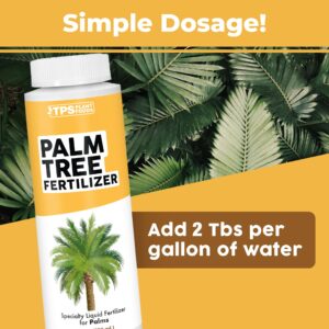 Palm Tree Fertilizer for All Palms and Ferns, Liquid Plant Food 8 oz (250mL)