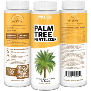 Palm Tree Fertilizer for All Palms and Ferns, Liquid Plant Food 8 oz (250mL)