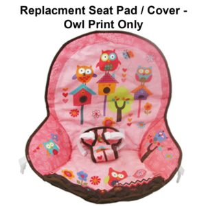 Replacement Part for Fisher-Price Infant-to-Toddler Rocker - X7032 ~ Rocking Chair Replacment Seat Pad/Cover ~ Owl Print