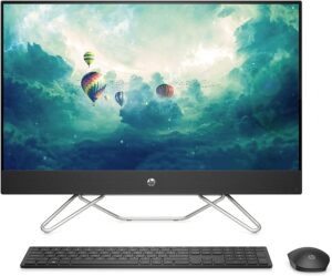 hp 2023 newest all-in-one bundle pc, 27 inch fhd display, 12th generation intel core i7-1255u, 32gb ram, 1tb ssd, intel iris xe graphics, wi-fi, wired keyboard and mouse combo, windows 11 pro