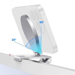 Stouchi Continuity Camera Mount for iMac, Desktop Monitor Compatible iPhone Webcam Mount with Mag-Safe