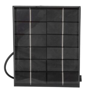 HYWHUYANG Solar Panel Fan Kit, 2W Waterproof Solar Exhaust Fan, for Small Chicken Coops, Greenhouses, Sheds, Pet Houses, Window Exhaust (Small)