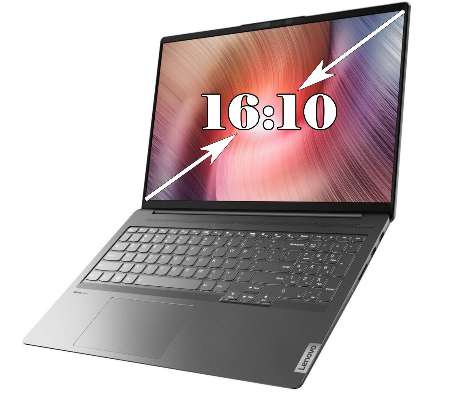 Lenovo IdeaPad 5 Pro 16'' QHD+ Notebook - AMD Ryzen 6600HS (>i7-11390H) 3.30 GHz 16 GB LPDDR5-6400 RAM 512 SSD NVIDIA GeForce RTX 3050 W/Mouse pad(16RAM|512GB), 16GB RAM | 512GB PCIe SSD