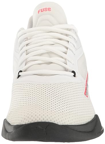 PUMA Women's FUSE 2.0 Sneaker, PUMA White-Fire Orchid-PUMA Black, 8