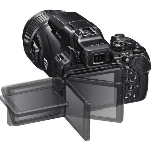COOLPIX P1000 Digital Camera with 125X Optical Zoom + Pixibytes Pro 6 Pcs Bundle (Renewed)