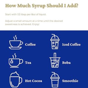 ChocZero Sugar Free Vanilla Syrup for Coffee - Keto Flavoring Syrups - Low Calorie Simple Syrup for Flavored Drinks (26.5 ounce bottle/750ml)