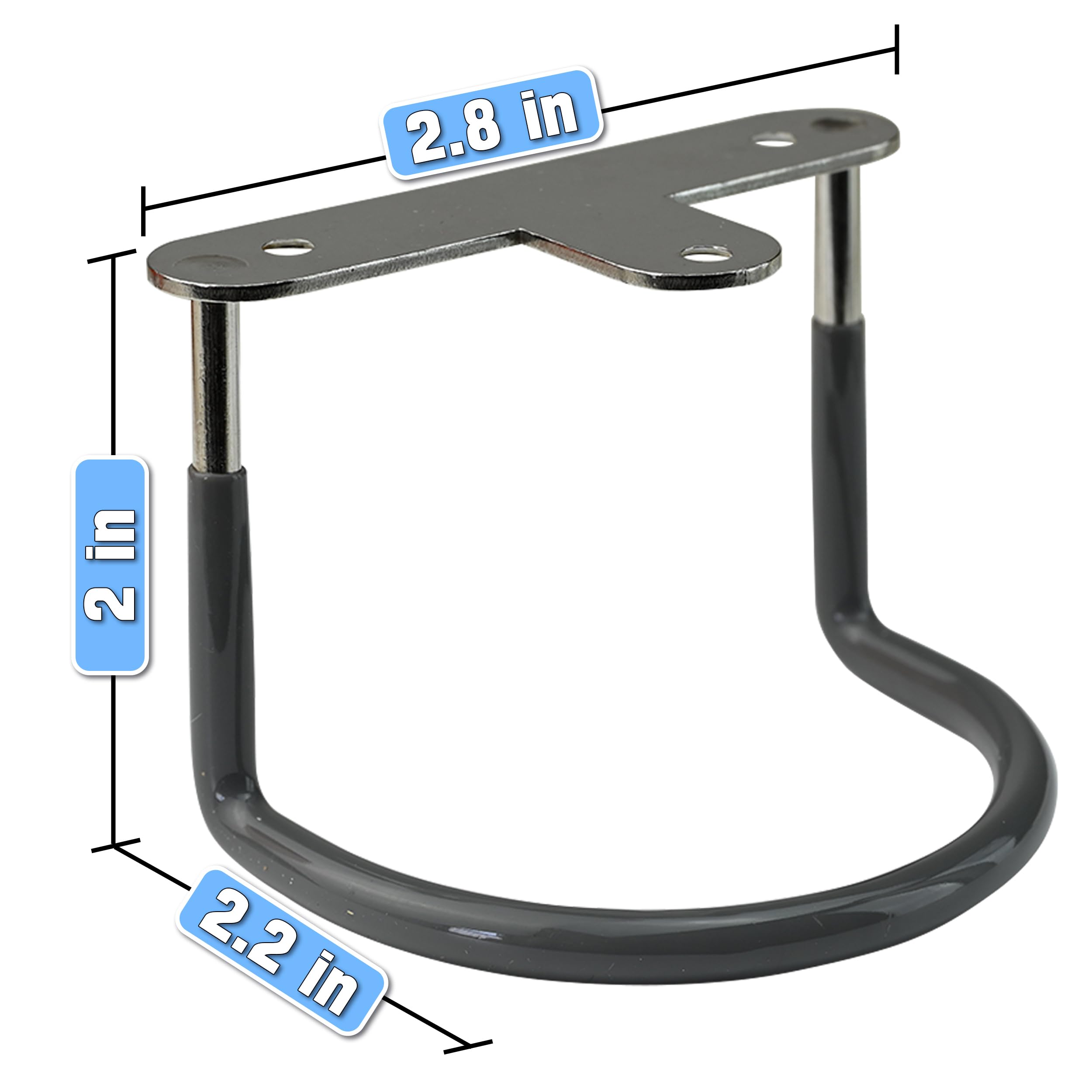 Skywin Under Desk Laptop Mount - 3 Racks in 1 Set to Hold Under Desk Laptop Holder Organizer Rack with Screws (Laptop Not Included)