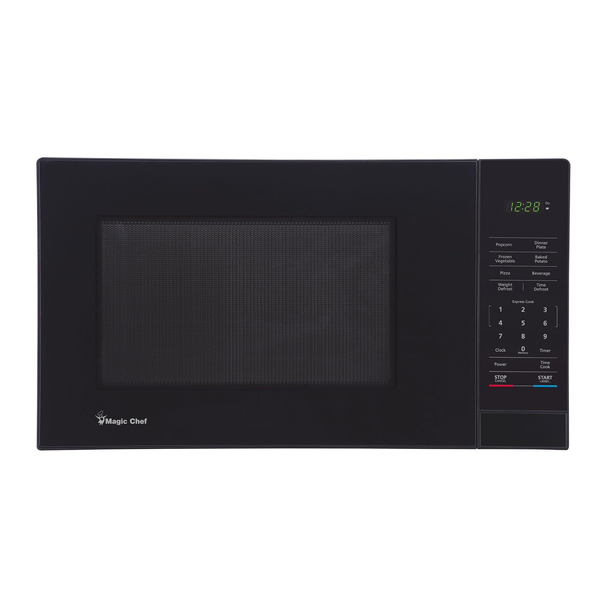 Magic Chef Countertop Microwave Oven, Standard Microwave for Kitchen Spaces, 1,000 Watts, 1.1 Cubic Feet, Black