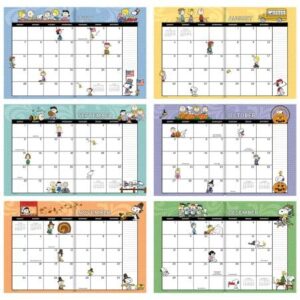 2024 PEANUTS® Desk Planner & Calendar, 8.5-Inch x 11-Inch Size Closed, 11-Inch x 17-Inch Size Open, Large Bookstore-Quality Monthly Calendars for Kitchen & Office, by Current