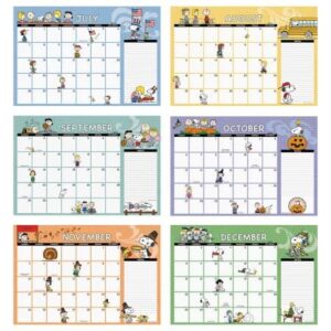 2024-2025 PEANUTS® Desk Calendar Pad, 11-Inch x 16-1/4-Inch Size, Large 24-Month Bookstore-Quality Calendars for Kitchen & Office, by Current